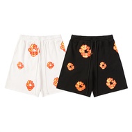 ❤❀ [Ready Stock] ❤ DENIM TEARS New Casual Drawstring Elastic Waist Cotton Shorts Suitable for Men an