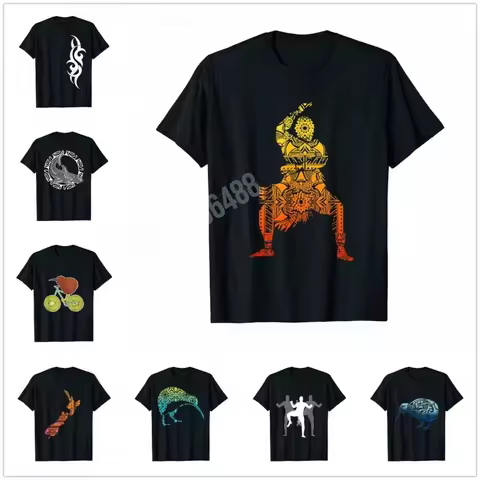 Men Women T Shirt More Design Maori Haka Dance Polynesian New Zealand Culture T-Shirt Hip Hop Tops 1