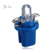 10Pcs LED Bulb Meter Dash B8-5D T5 Lamp with Holder Blue Tuning Auto Car Light