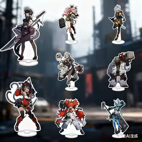 15cm New style Cool Game Zenless Zone Zero Acrylic stand Model Plate Desk Decor Keychain Nicole Dema