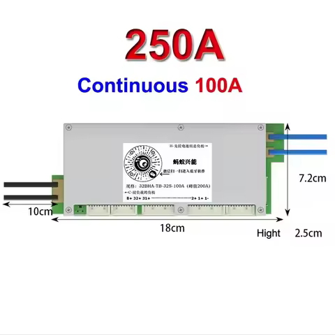 Ant Smart BMS Bluetooth Balance Protection Board Li-Ion LiFePo4 LTO 18650 Battery 14S 16S 24S 200A 3