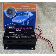 Car Power Supply Transformer 48V to 12V 10A JDW / Converter DC 48V - 12V 10 Ampere JDW