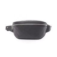 [Used, Second-hand] Louis Vuitton LOUIS VUITTON Waist Bag Body Bag Bum Bag N40298 Onyx Leather Bum B