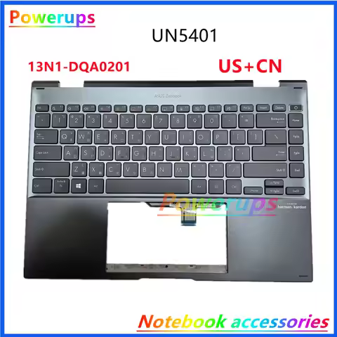 New Laptop/Notebook US/CN/RU Backlight Keyboard Upper/Palmrest Cover/Case/C Shell For Asus Zenbook U
