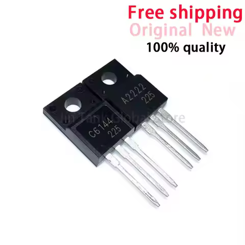 (10piece)100% New 2SA2222 2SC6144 A2222 C6144 TO-220 Chipset