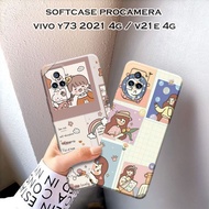 Procamera Fashion Softcase Vivo V21e 4G/Y73 2021 4G/V23E 4G 5G/S10e/V25 5G/V25e 4G/Y15e 202/Y01/Y16 