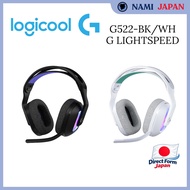 Logicool G Wireless Gaming Headset G522 LIGHTSPEED G522-BK/WH Lightweight with Microphone Bluetooth 