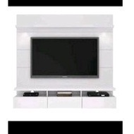 TV cabinet 5.5ft melamine white mate