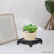 [Haluoo] Fishbowl Stand Plant Holder Vase Plant Buddha Statue Display Stand Bowl Riser Plant Stand for Corridor Porch Living Room