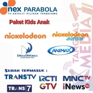 Paket Kids Kartun Nex Parabola Sudah Termasuk Trans Tv Trans 7 &amp; Mnc