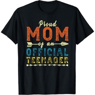 Proud Mom Of Official Teenager 13Th Birthday 13 Years Old Gift T-Shirt