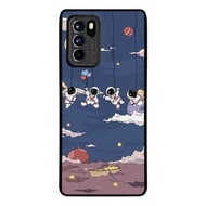 Custom Case Casing Oppo Reno 6 5G, 6 Pro 5G, 5 Pro 5G, 5 5G, 4, 2, 2F, 2Z Astrounaut DK0761