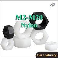 Hex Nut | Nylon Hex Nut M2/M2.5-M20【ZHX-LXH-MB-1】