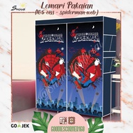 MURAH MERIAH !! LEMARI PORTABLE SERBAGUNA/ LEMARI KARAKTER/ LEMARI GANTUNG/ BANYAK SLOT/ KARTUN (105