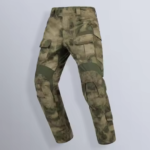 E3 Airsoft Tactical Combat Pants with Pad Set AT-ACS FG EM7030 - Breathable Comfortable for Sports O