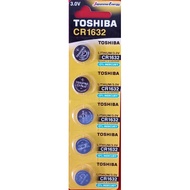 5 Pieces Toshiba Cr1632 3v Lithium Battery