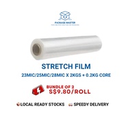 Stretch Film | Shrink Wrap | Pallet Wrap | SG Local Stock (Bundle of 2)