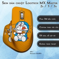 Logitech MX Master 2s / 3 / 3s mouse Skin Doremon Dor003 model | 3m Anti-slip Film Sticker