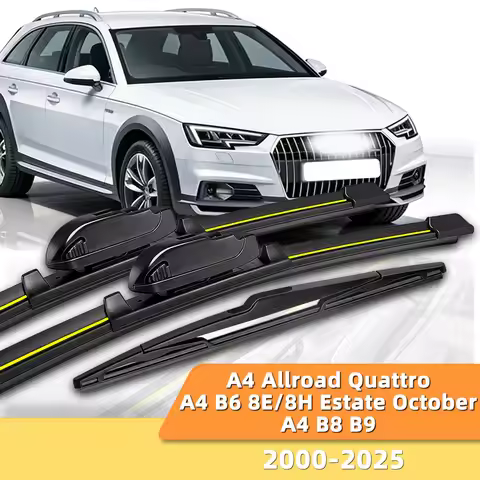 3PCS Car Wiper Blades Suitable For Audi A4 Allroad Quattro A4 B6 8E/8H Estate October A4 B8 B9 2000-
