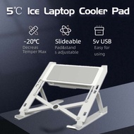 Micdawn ZXLH02 USB Peltier cooling Laptop Cooling Pad Stands, 7℃ Refrigerate Laptop Cooler, RGB Ice Cooling Pads for gaming laptop office working