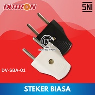 DUTRON DV-SBA-01 STEKER BIASA GEPENG MURAH BERKUALITAS SNI