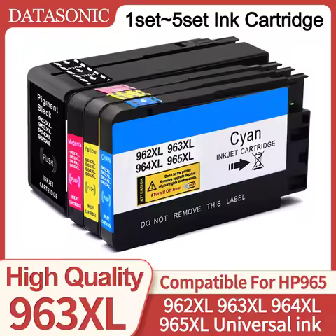 1~5set Compatible HP 963XL 964XL 965XL 962XL ink cartridge for HP OfficeJet Pro 9010 9012 9013 9015
