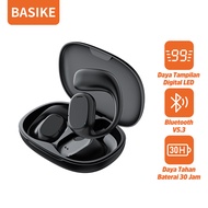 BASIKE Headset TWS Bluetooth 5.3 earphone Earbuds airpods Efek Suara Stereo 9D Long Standby Daya Tahan Baterai Super Panjang 30 jam Daya Tampilan Digital LED