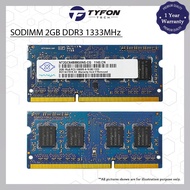 Mix Branded SODIMM 2GB DDR3 1333MHz PC3-10600 Laptop RAM (Refurbished)