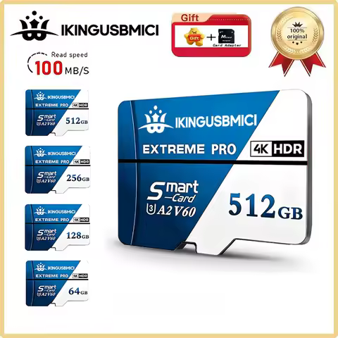 New Original Memory Card 64GB EXtreme Pro Class10 512GB UHS-I Flash Micro SD Card C10 Ultra A2 HC/SD