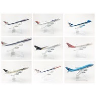 Aircraft model 16CM Boeing B747B757B777B787 series alloy solid model aircraft ornaments fast deliver