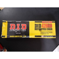 DID 428HD Motorcycle GOLD Chain (124L) Original Japan