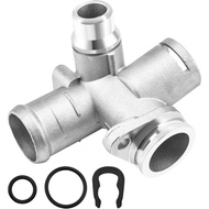 06D121132C Flange Hos Penyejuk Enjin Aluminium Serasi dengan Audi A4 2005-2008, A6 2005-2011 Quattro