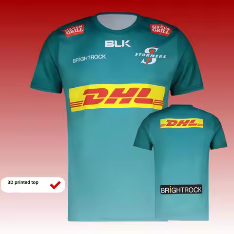 25 New Rugby Jerseys DHL Rugby Training Suit Fan T-Shirt Teal Outdoor Sports Jerseys Adult_Children 