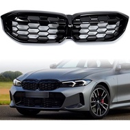 Astra Depot G20 G21 Grille 51719632871 Front Hood Glossy Black Kidney Grill Honeycomb Mesh Compatibl