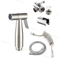 Hand Protable Toilet Bidet Sprayer Holder Stainless Steel Handheld Bidet Faucet Bathroom Shower Head Hose Self Cleaning  SGH2