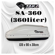 TAKA White SA-360 360liter Roofbox Roof box Roof Storage