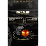 EMBASSY EW-126 12 inch SUPER BASS Double Coil 1000 Watt Subwoofer