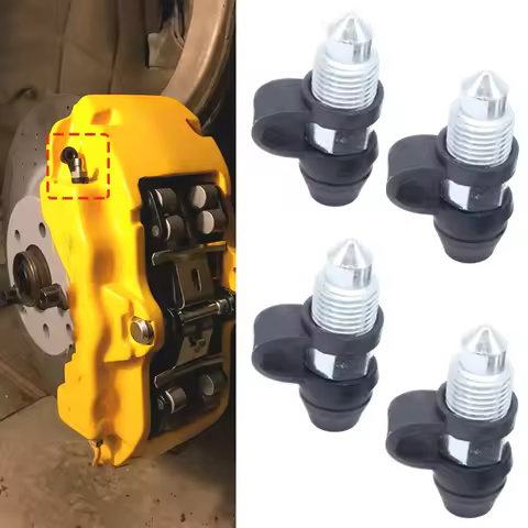Front Rear Left Right Caliper Bleed Nipples Screws Repair Kit for BMW M5 F10 2010-2016 Dust Caps for