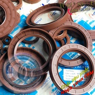 [01 cái] Phốt dầu Viton chịu nhiệt 200 độ C kháng hóa chất TC 62*85*12 Phớt lò xo chặn nhớt trục cho