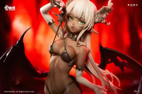 【In Stock】Original Animester 1/7 Little Devil Moemoeko 29cm Pvc Hentai Anime Action Figures Model Or