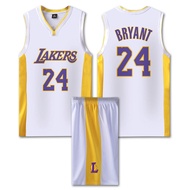 HS Lakers Jersey Số 24 Trẻ Em Đồng Phục Bóng Rổ