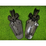 YAMAHA Y15 Y16 REAR FENDER COVER VIETNAM MATT BLACK / CARBON Y15 BELAKANG FENDER COVER CARBON