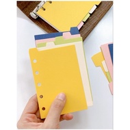 A7 M5 Planner Shining Divider A7 M5纯色闪晶索引页