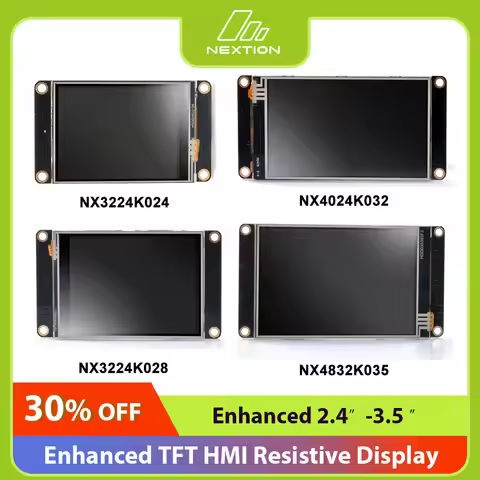 Nextion Enhanced Series HMI RTP LCD Resistive Display 2.4'' 2.8'' 3.2'' 3.5'' Size 1024 Bytes EEPROM
