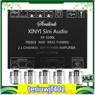 【●TI●】Bluetooth 5.0 2.1 Channel Power Audio Stereo Subwoofer Amplifier Board 50WX2+100W Speaker AMP XY-S100L