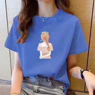 Unisex Local Brand swelee COTTON 1oo% Loose Sleeve T-shirt for Men and Women 031