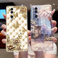 Phone Case For Honor 70 5G FNE-AN00 NX9 New Soft Silicone TPU Clear Shell Beautiful Painted Pattern 