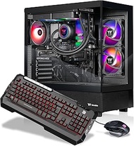 Thermaltake LCGS View 5860T-270 Gaming Desktop (AMD Ryzen™ 7 5800X3D, ToughRam DDR4 3600Mhz 32GB RGB