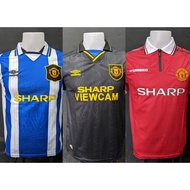 Manchester united jersi retro kit ( jersi manchester united 1998/1999 ) ( jersi mu 1992/1994 ) ( jer