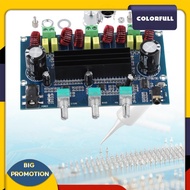 [Colorfull.sg] 100W+2X50W TPA3116D2 Digital Amplifier Board DC 12-24V BT 5.0 Stereo 2.1 Channel